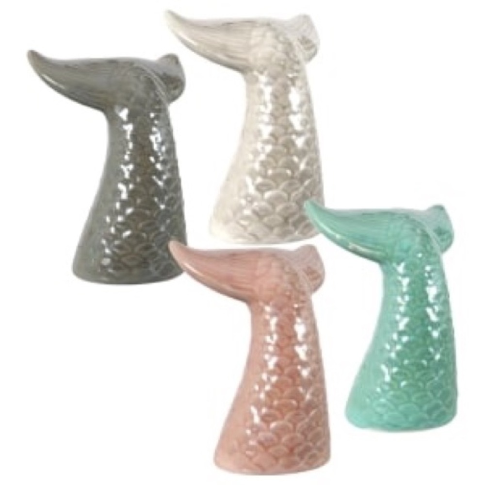 CERAMIC MERMAID TAIL NWT PINK - Picture 7 of 8